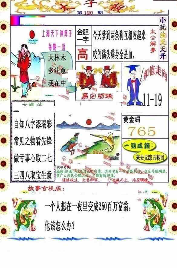 23120期: 福彩3D丹东全图分析