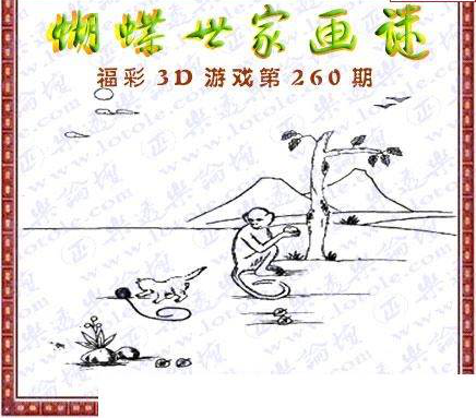 23260期: 3D蝴蝶世家蝴蝶彩图