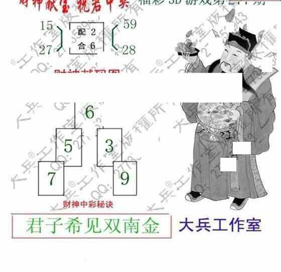 23277期: 大兵福彩3D黄金报图版