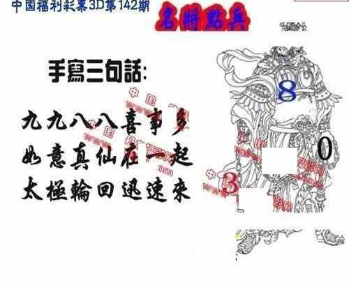 23142期: 福彩3D丹东全图分析