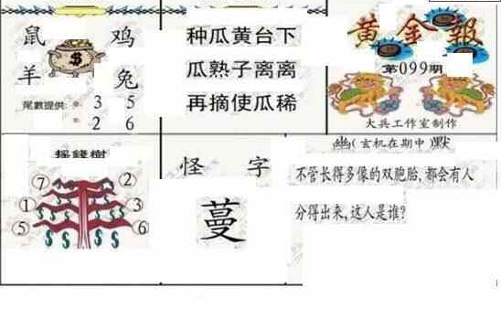 23099期: 大兵福彩3D黄金报图版