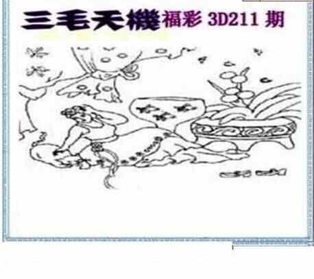 23211期: 三毛3D精品图谜