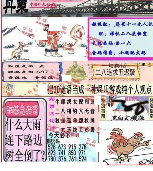 23254期: 福彩3D丹东全图分析