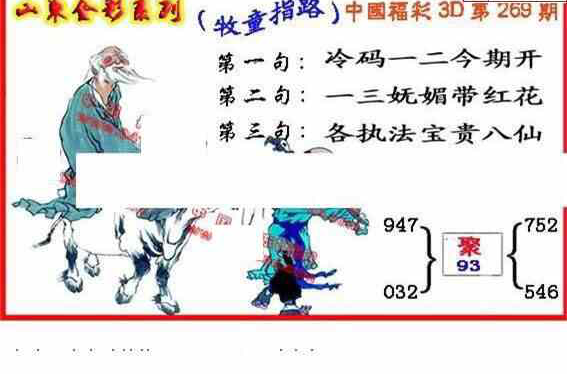 23269期: 福彩3D丹东全图分析