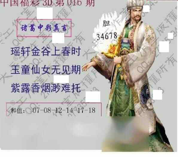 24016期: 大兵福彩3D黄金报图版