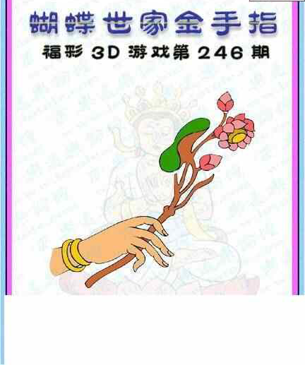 23246期: 3D蝴蝶世家蝴蝶彩图