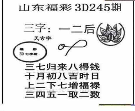 23245期: 三毛3D精品图谜