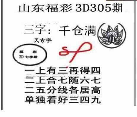 23305期: 三毛3D精品图谜