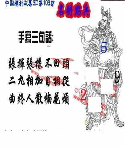 23103期: 福彩3D丹东全图分析