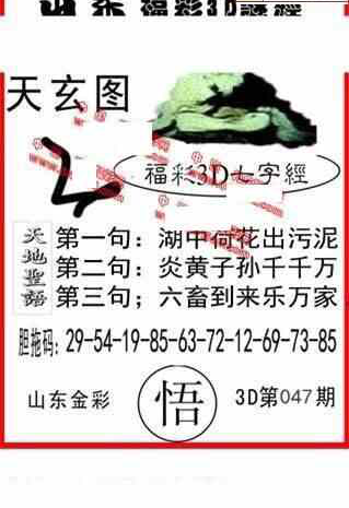 23047期: 福彩3D丹东全图分析