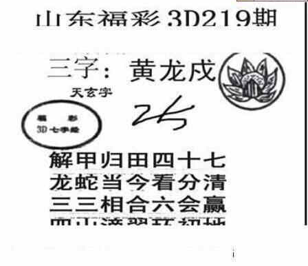 23219期: 三毛3D精品图谜