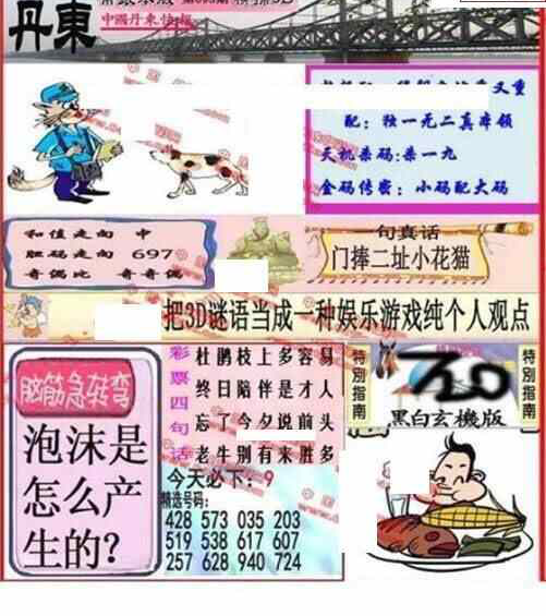 23095期: 福彩3D丹东全图分析