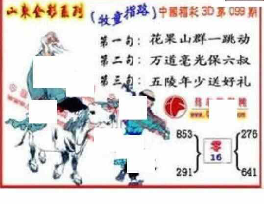 23099期: 福彩3D丹东全图分析