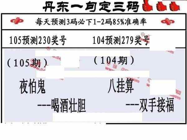 23105期: 福彩3D丹东全图分析