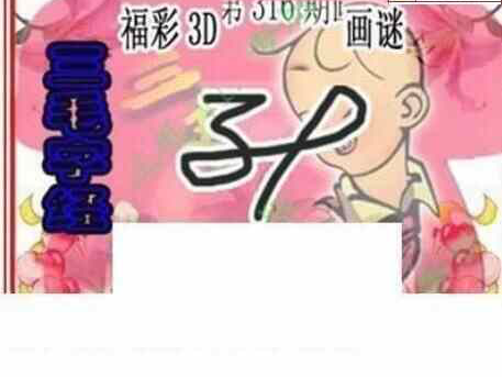 23316期: 三毛3D精品图谜