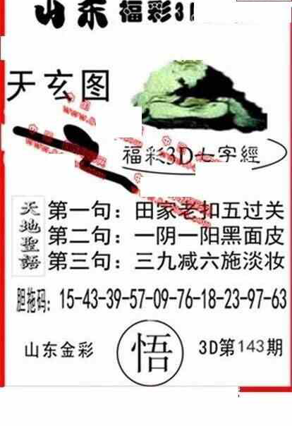 23143期: 福彩3D丹东全图分析