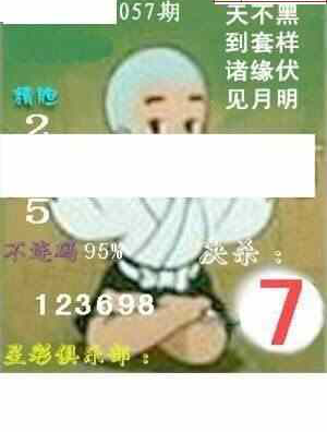 24057期: 白老3D杀码图版