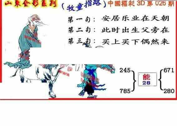 24026期: 福彩3D丹东全图分析