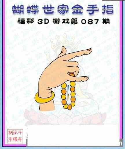 23087期: 3D蝴蝶世家蝴蝶彩图