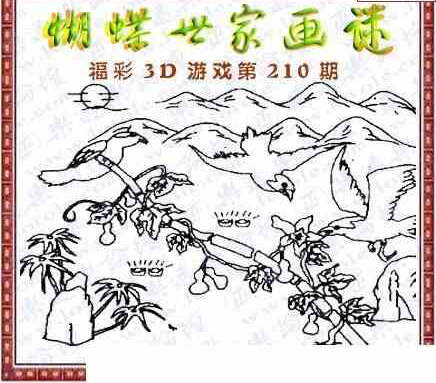 23210期: 3D蝴蝶世家蝴蝶彩图