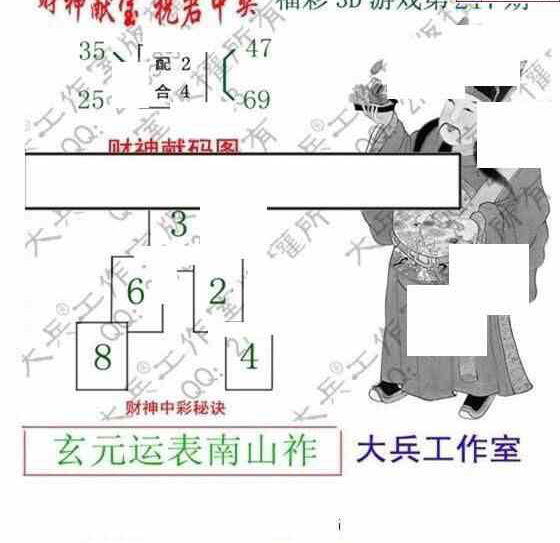 23217期: 大兵福彩3D黄金报图版