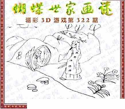 23322期: 3D蝴蝶世家蝴蝶彩图