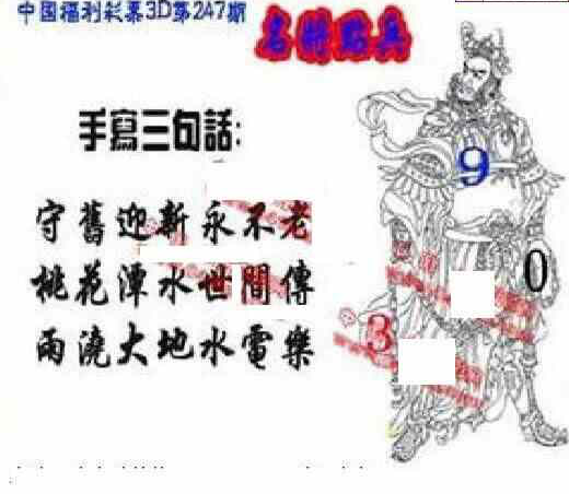 23247期: 福彩3D丹东全图分析