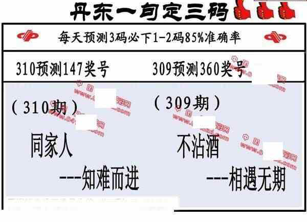 23310期: 福彩3D丹东全图分析