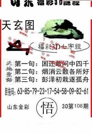 23108期: 福彩3D丹东全图分析