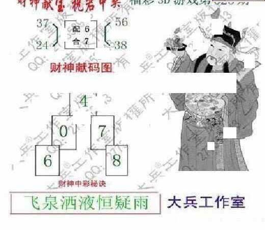 23023期: 大兵福彩3D黄金报图版