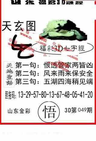 23049期: 福彩3D丹东全图分析