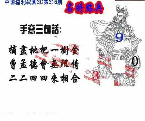 23316期: 福彩3D丹东全图分析