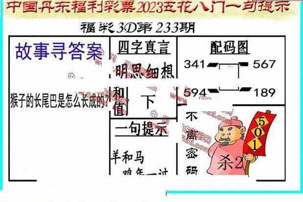 23233期: 福彩3D丹东全图分析