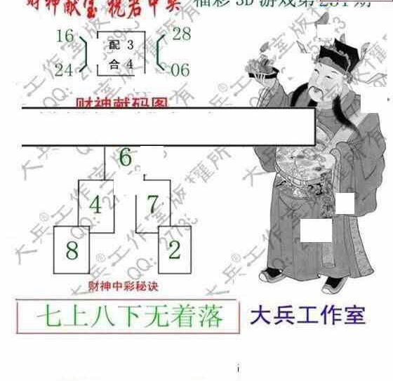 23231期: 大兵福彩3D黄金报图版