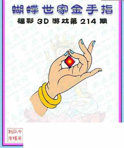 23214期: 3D蝴蝶世家蝴蝶彩图