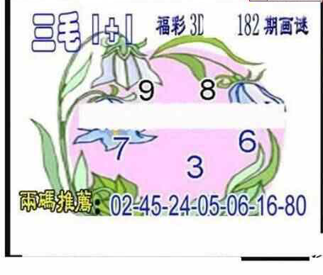 23182期: 三毛3D精品图谜