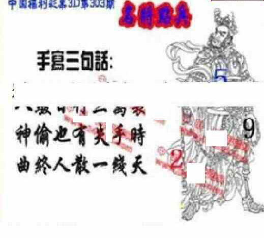 23303期: 福彩3D丹东全图分析