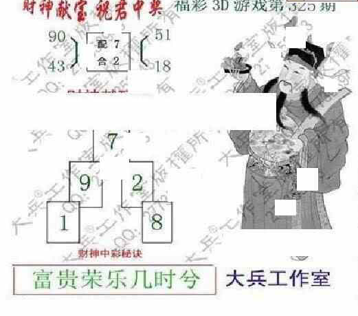 23325期: 大兵福彩3D黄金报图版