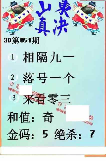 23051期: 福彩3D丹东全图分析