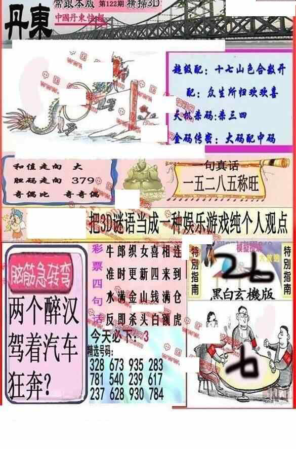 23122期: 福彩3D丹东全图分析