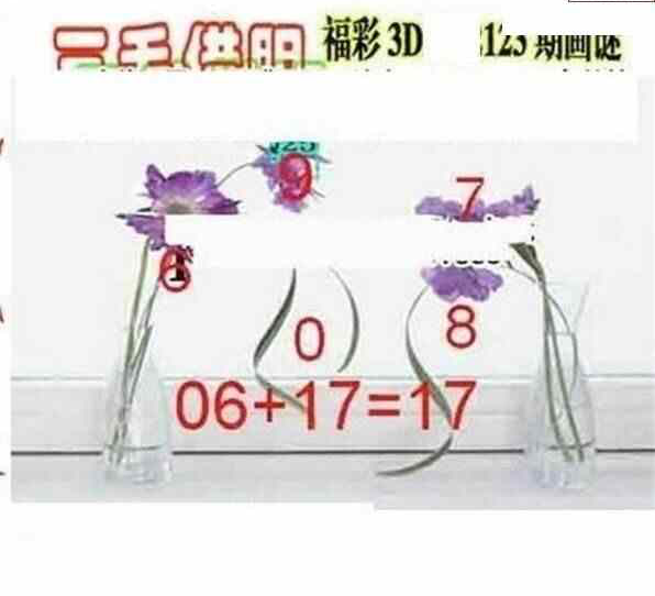 23123期: 三毛3D精品图谜