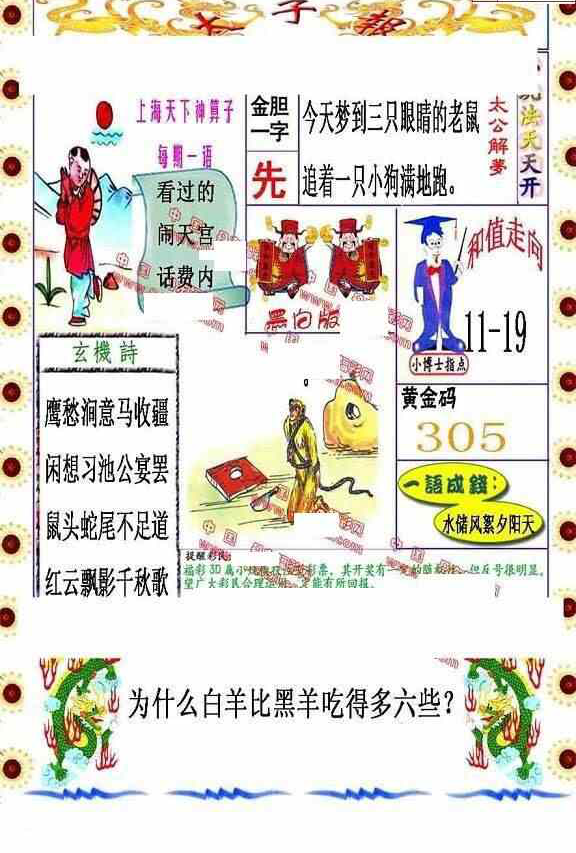 24030期: 福彩3D丹东全图分析