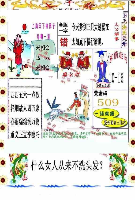 24018期: 福彩3D丹东全图分析