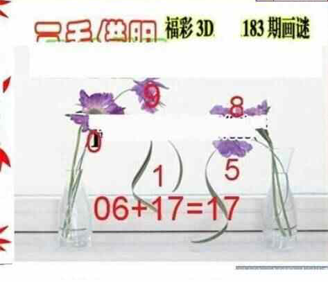 23183期: 三毛3D精品图谜