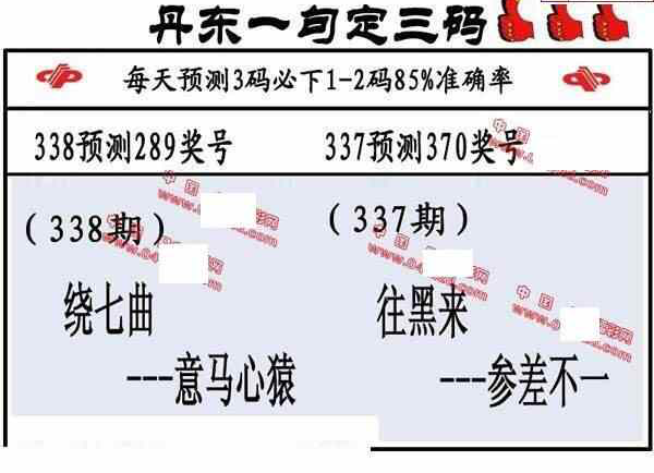 丹东图22338期丹东3D全图先锋快报