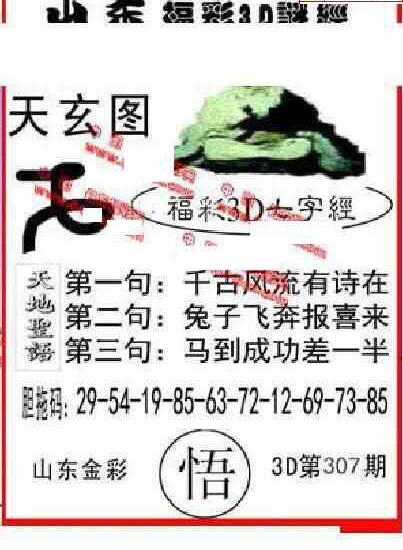 23307期: 福彩3D丹东全图分析