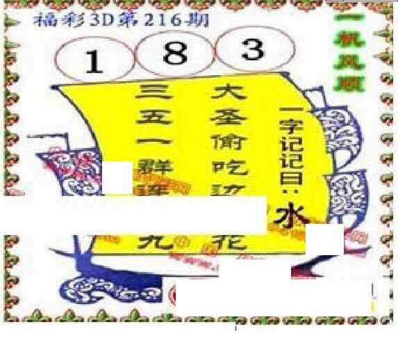 23216期: 福彩3D丹东全图分析