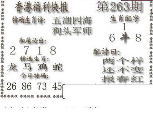 23263期: 白老3D杀码图版