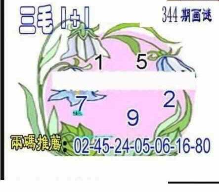 22344期: 三毛3D精品图谜