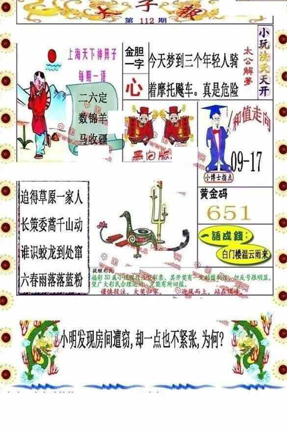 23112期: 福彩3D丹东全图分析